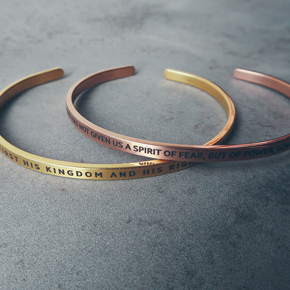 Personalised Bible verse band