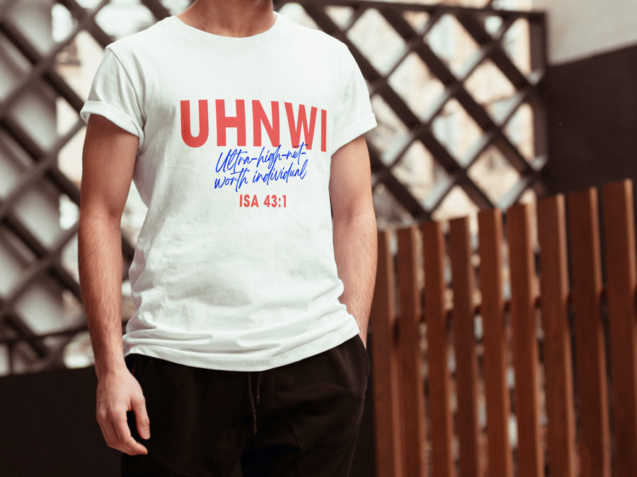 Ultra High Net Worth Individual {T-shirt} - T-shirt by The Commandment, The Commandment Co , Singapore Christian gifts shop