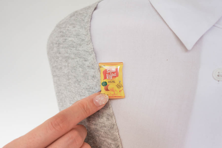 Salt & Light Chips {LOVE SUPERMARKET Pins} - Accessories by Hey New Day, The Commandment Co , Singapore Christian gifts shop