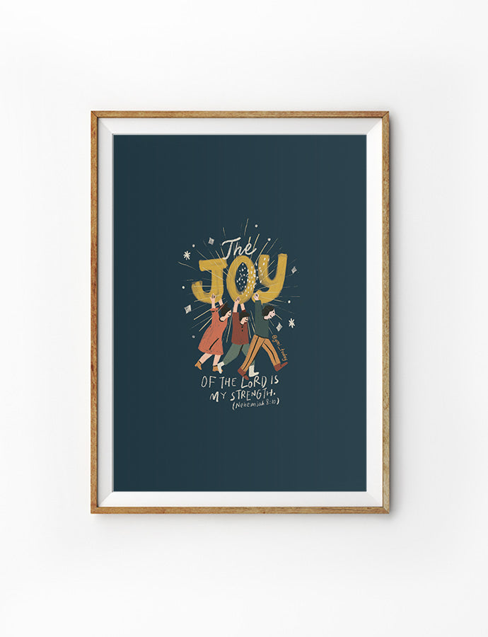 The Joy of Lord is my Strength poster design by YMI