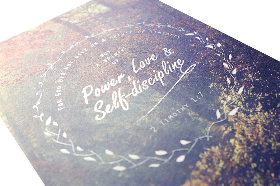 Power, Love & Self-discipline {Card} - Cards by The Commandment, The Commandment Co