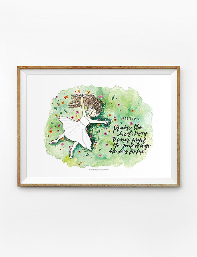 Praise The Lord {Poster} - Posters by A Paper Hope, The Commandment Co , Singapore Christian gifts shop