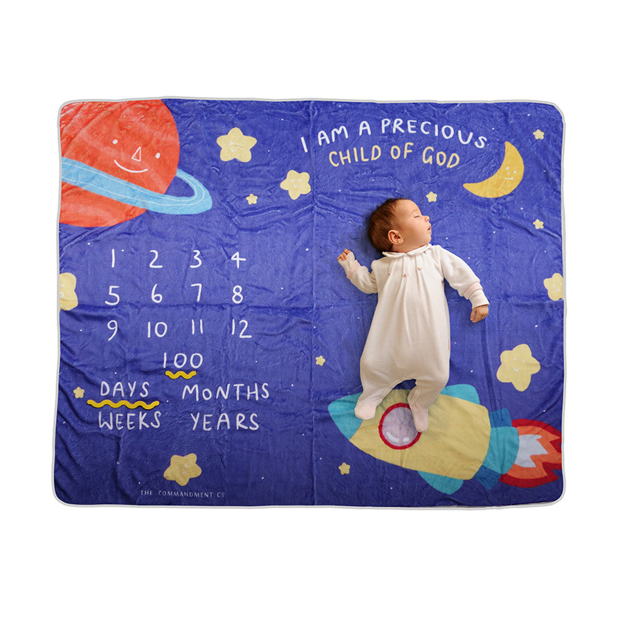 Child of God | Baby Photography Blanket - Baby Photography Blanket by The Commandment Co, The Commandment Co , Singapore Christian gifts shop