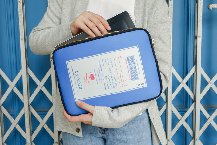 Cup Noodle Prosper | Laptop Sleeve {LOVE SUPERMARKET} - Laptop Sleeve by The Commandment Co, The Commandment Co , Singapore Christian gifts shop