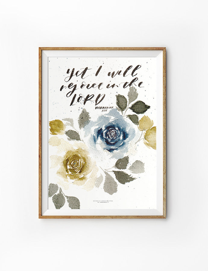 Rejoice {Poster} - Posters by QLetters, The Commandment Co , Singapore Christian gifts shop