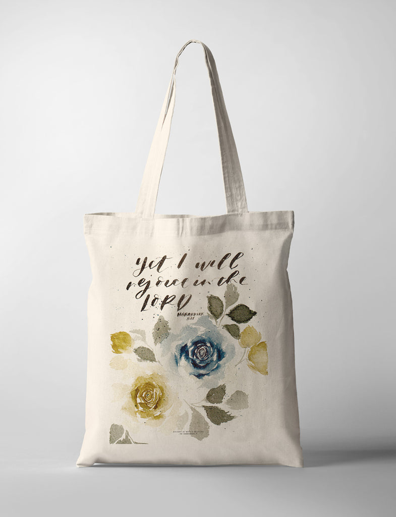 Rejoice {Tote Bag} - tote bag by QLetters, The Commandment Co , Singapore Christian gifts shop
