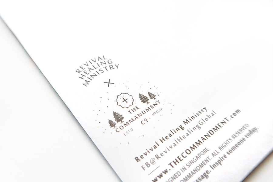 He Heals the Brokenhearted {Card} - Cards by The Commandment Co, The Commandment Co , Singapore Christian gifts shop