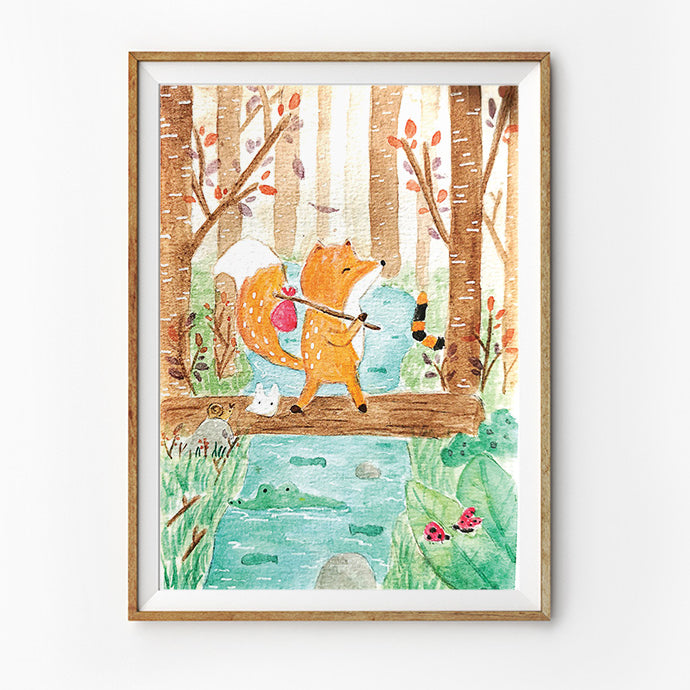 Roaming the Woods {Poster} - Posters by P.Paints, The Commandment Co , Singapore Christian gifts shop