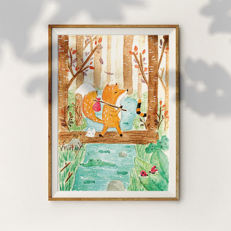 Roaming the Woods {Poster} - Posters by P.Paints, The Commandment Co , Singapore Christian gifts shop