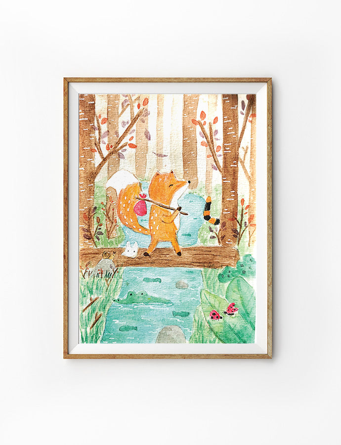 Roaming the Woods {Poster} - Posters by P.Paints, The Commandment Co , Singapore Christian gifts shop