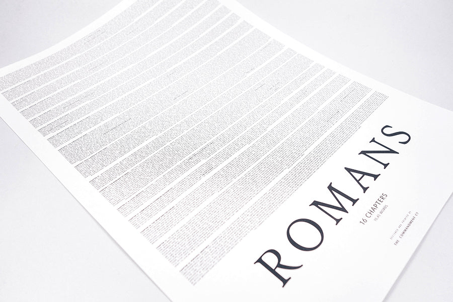 Book of Romans {Poster} - Posters by The Commandment Co, The Commandment Co , Singapore Christian gifts shop