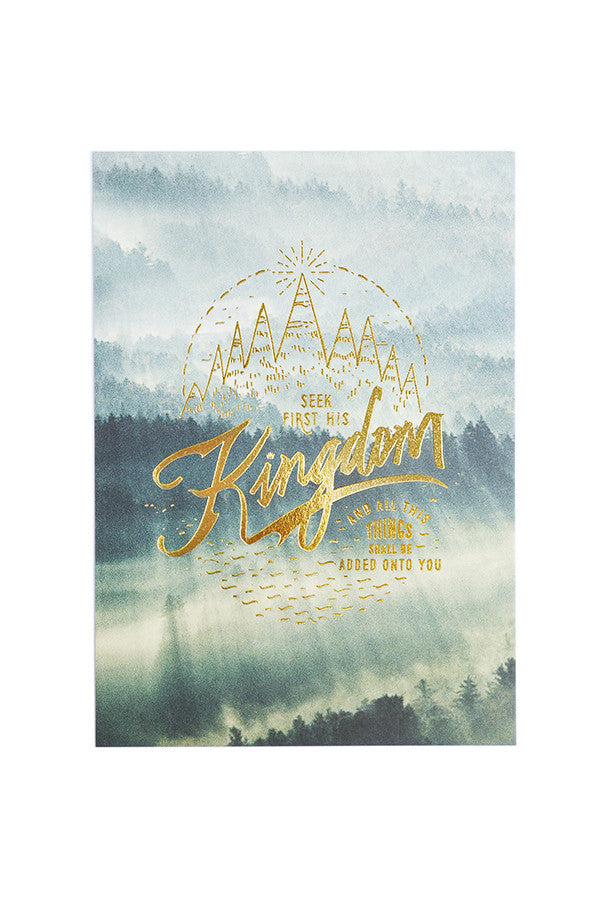 Seek First His Kingdom {Card} - Cards by The Commandment, The Commandment Co