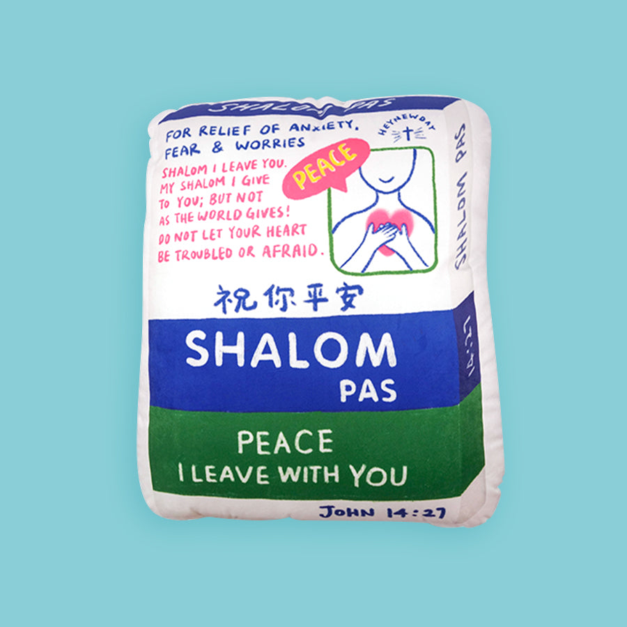 Shalom Pas Peace Christian plush toy inspired by John 14:27