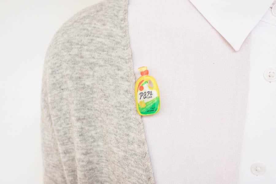 Papa Love Soap {LOVE SUPERMARKET Pins} - Accessories by Hey New Day, The Commandment Co , Singapore Christian gifts shop