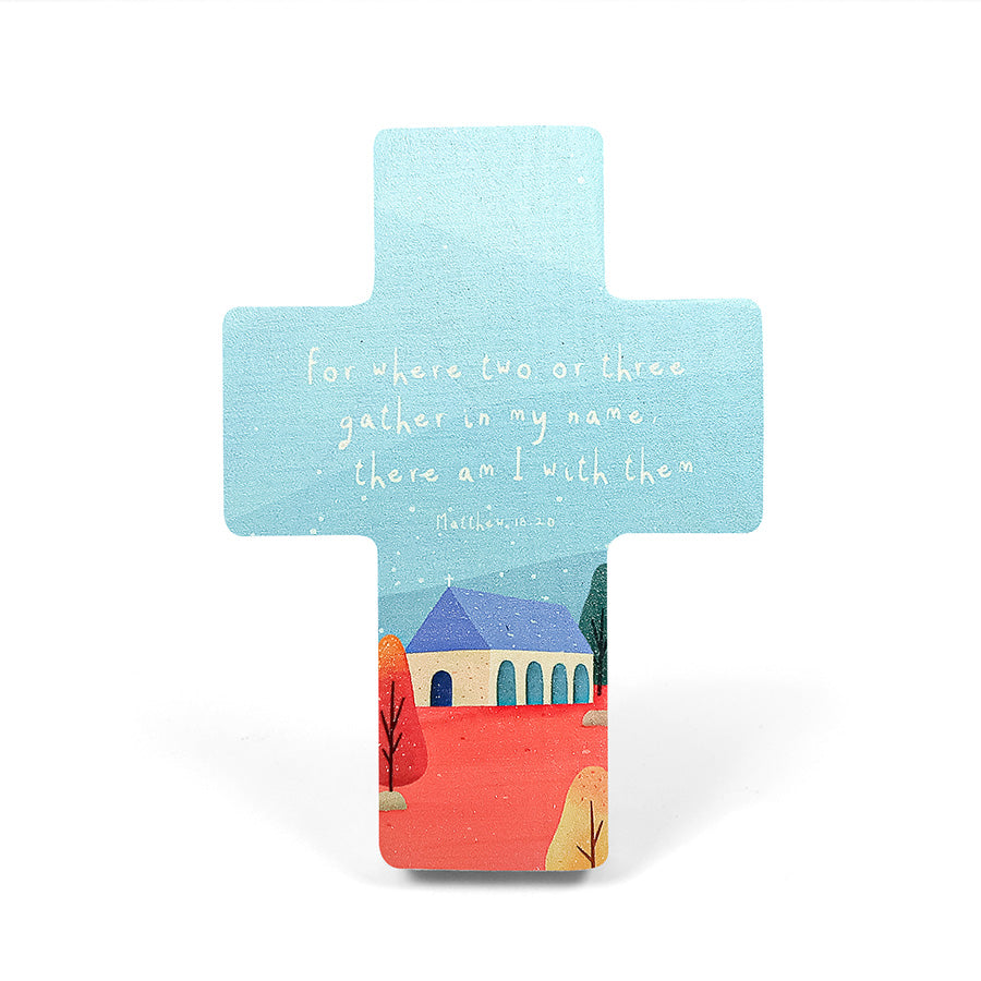 There Am I With Them {Table Cross} - Cross by The Commandment Co, The Commandment Co , Singapore Christian gifts shop