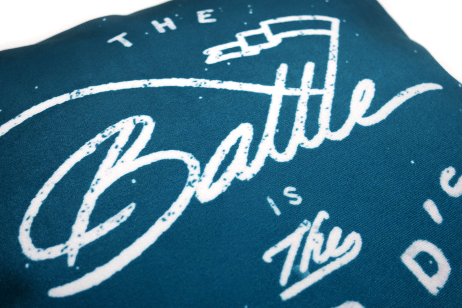 The Battle Is The Lord's {Cushion Cover} - Cushion Covers by The Commandment Co, The Commandment Co , Singapore Christian gifts shop