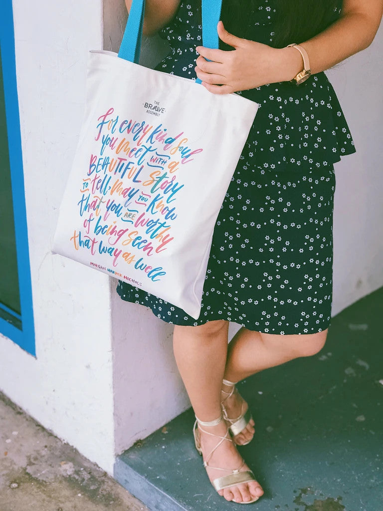BEAUTIFUL {Tote Bag} - tote bag by The Brave Assembly, The Commandment Co , Singapore Christian gifts shop