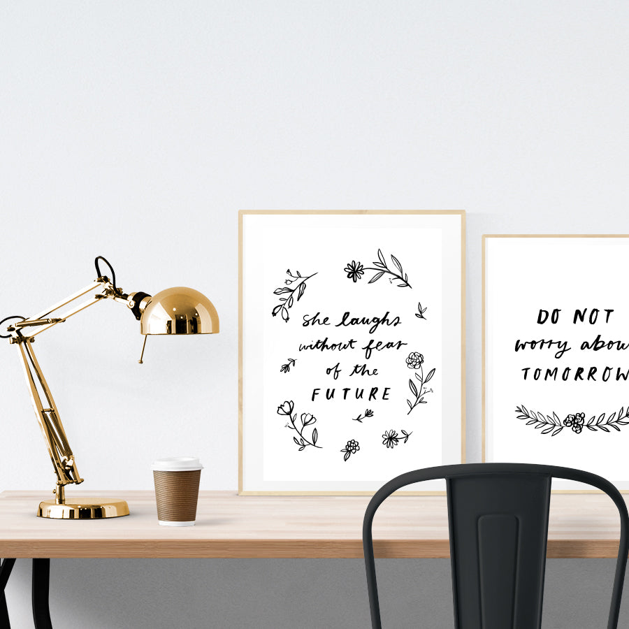 Creative posters make inspiring home decor ideas! This one is perfect as a reminder that there is a time for everything, and God is in control of all the seasons in our lives.