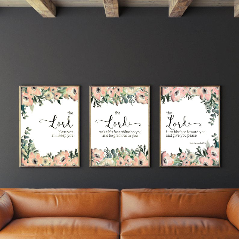 The Lord Bless You {Poster} - Posters by Two Brushes Designs, The Commandment Co , Singapore Christian gifts shop