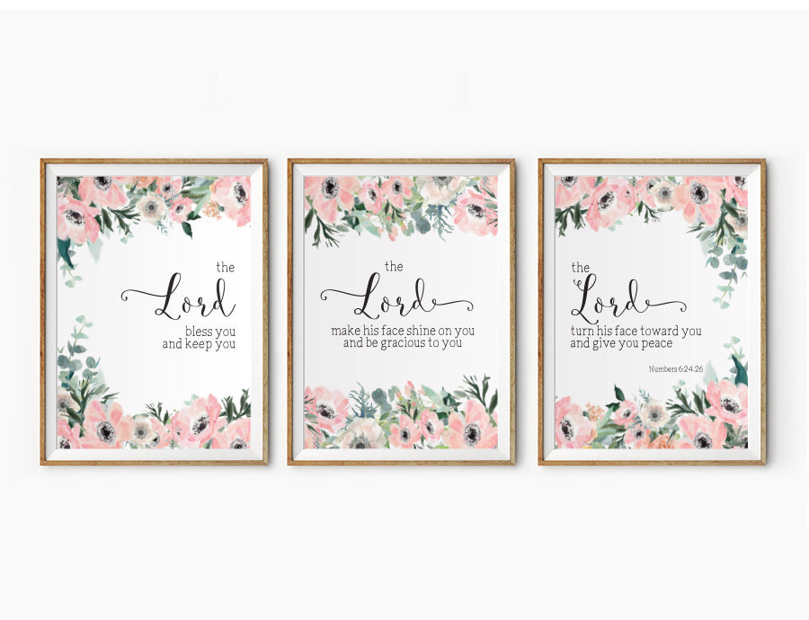 The Lord Bless You {Poster} - Posters by Two Brushes Designs, The Commandment Co , Singapore Christian gifts shop