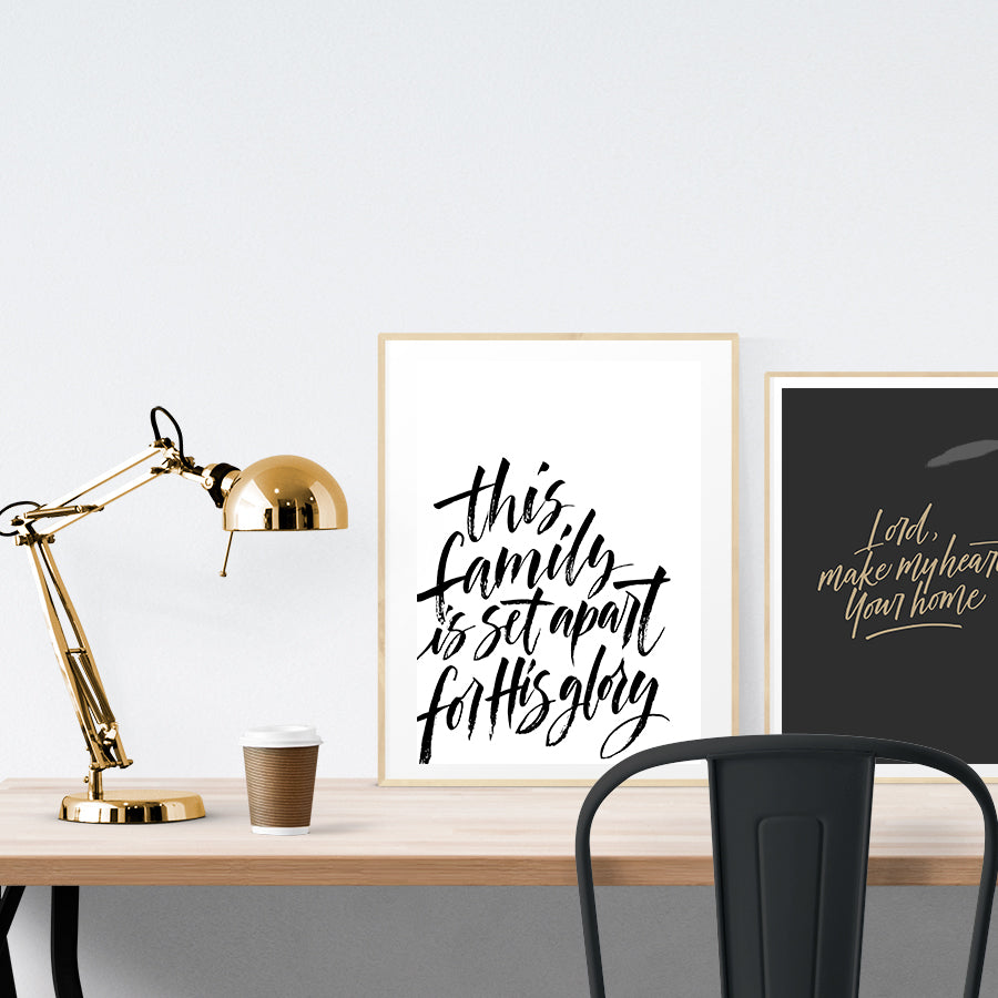 Set Apart {Poster} - Posters by Ink Scripture, The Commandment Co , Singapore Christian gifts shop