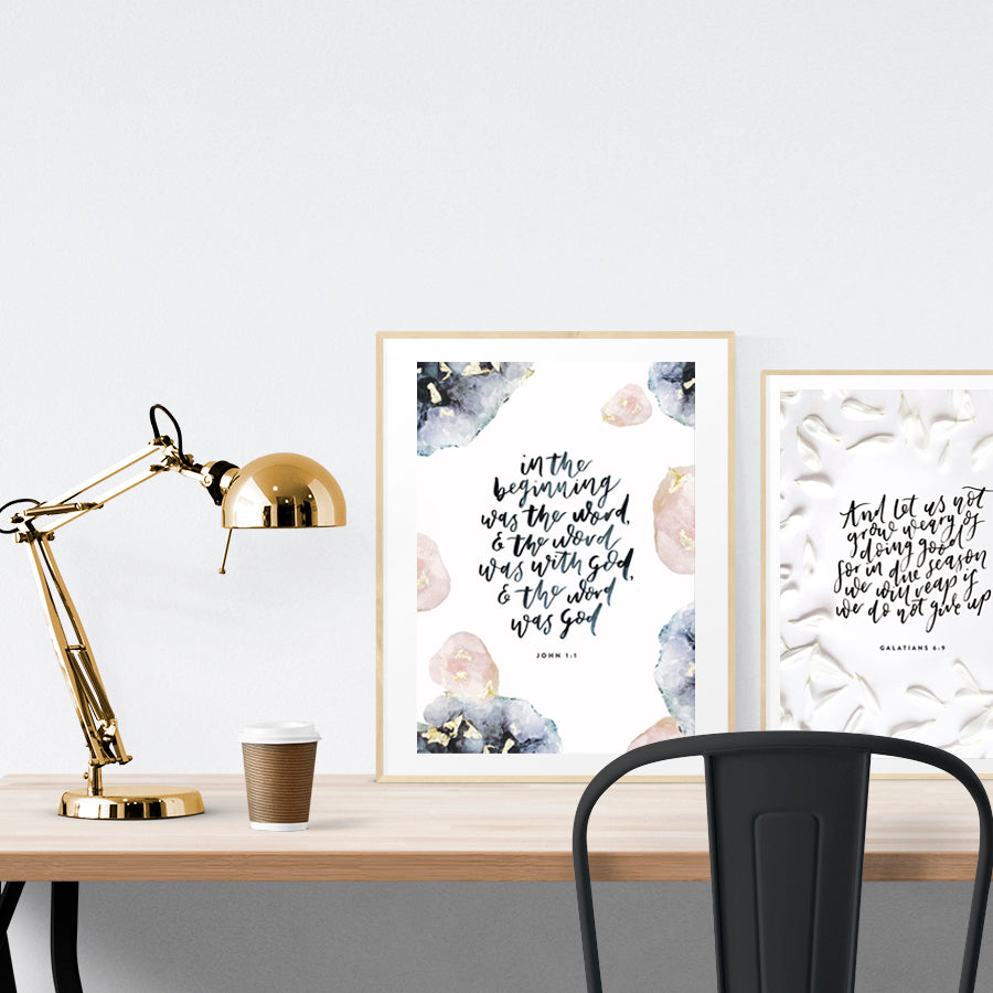 The Word {Poster} - Posters by More Than Gold Designs, The Commandment Co , Singapore Christian gifts shop