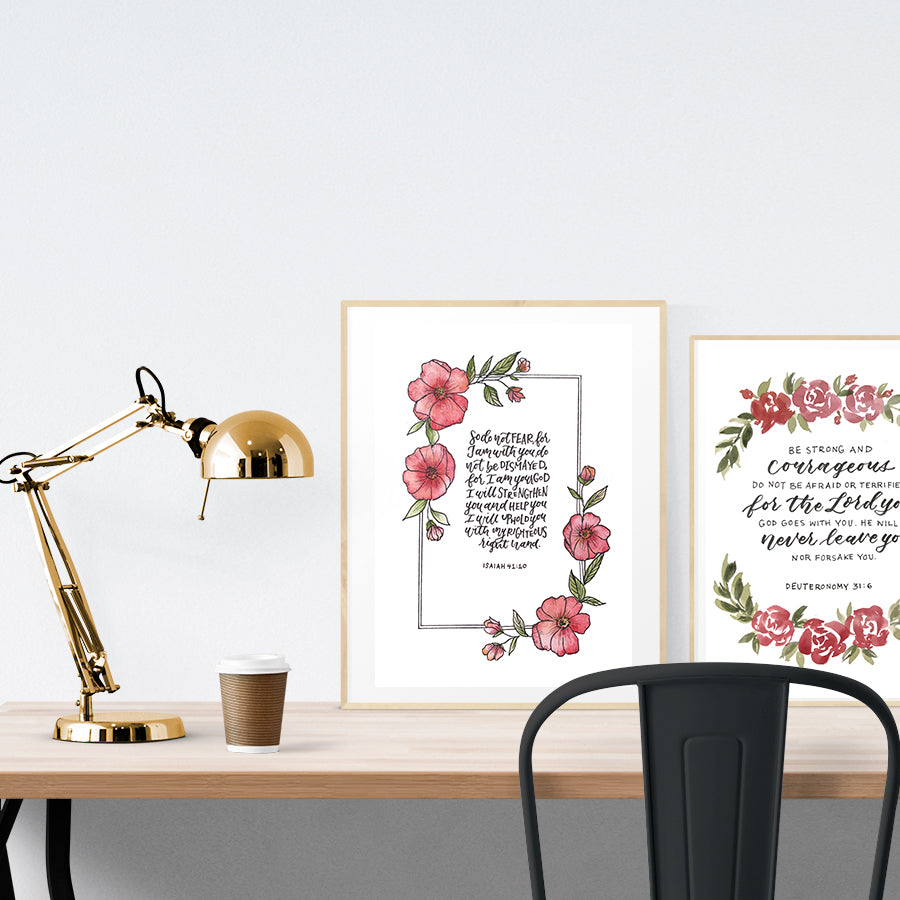 Do Not Fear {Poster} - Posters by Hannah Letters, The Commandment Co