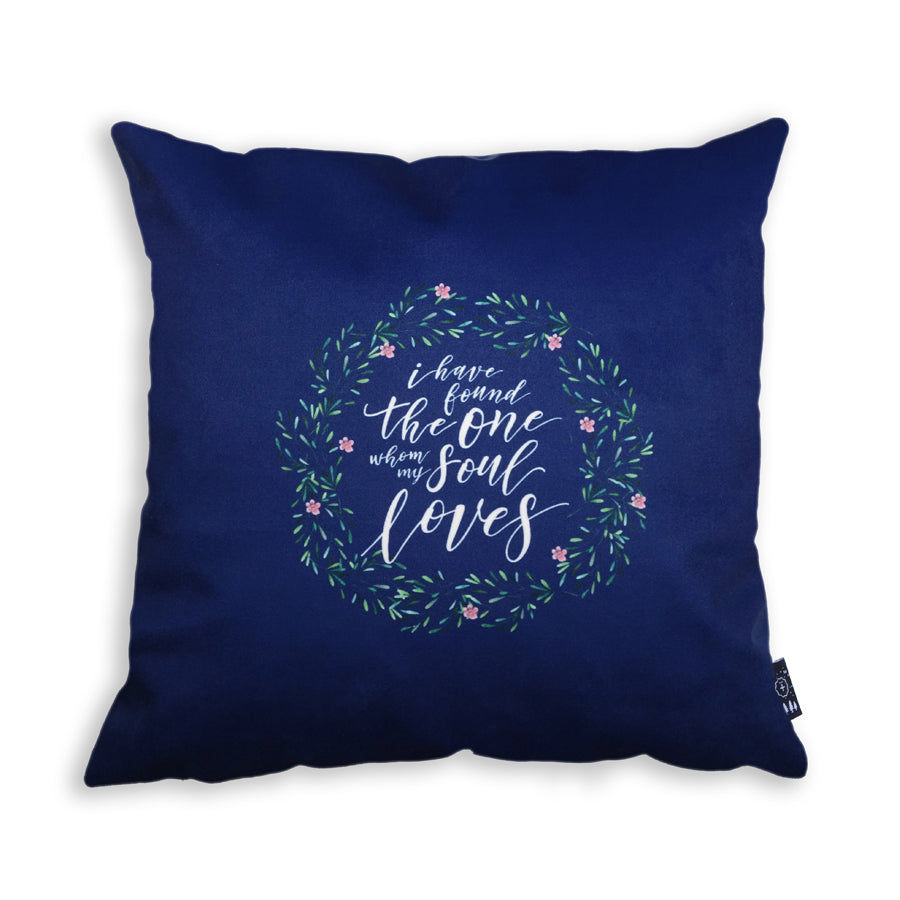 Whom My Soul Loves {Cushion Cover} - Cushion Covers by The Commandment Co, The Commandment Co , Singapore Christian gifts shop