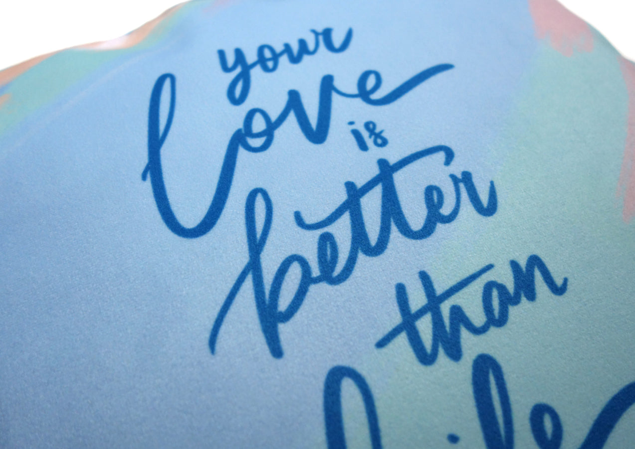 Better Than Life {Cushion Cover} - Cushion Covers by The Commandment Co, The Commandment Co , Singapore Christian gifts shop