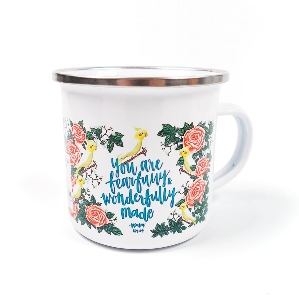 You Are Fearfully And Wonderfully Made {Mug} - Water Bottle by The Commandment Co, The Commandment Co , Singapore Christian gifts shop