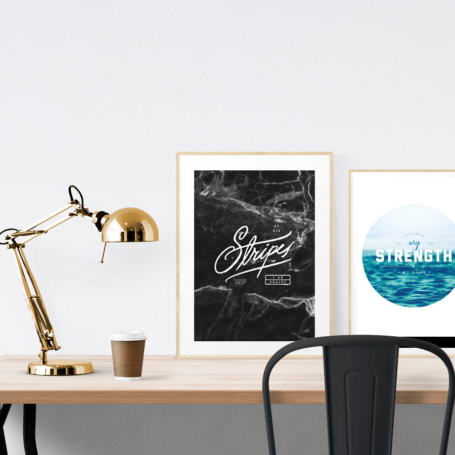 By His Stripes {Poster} - Posters by The Commandment Co, The Commandment Co