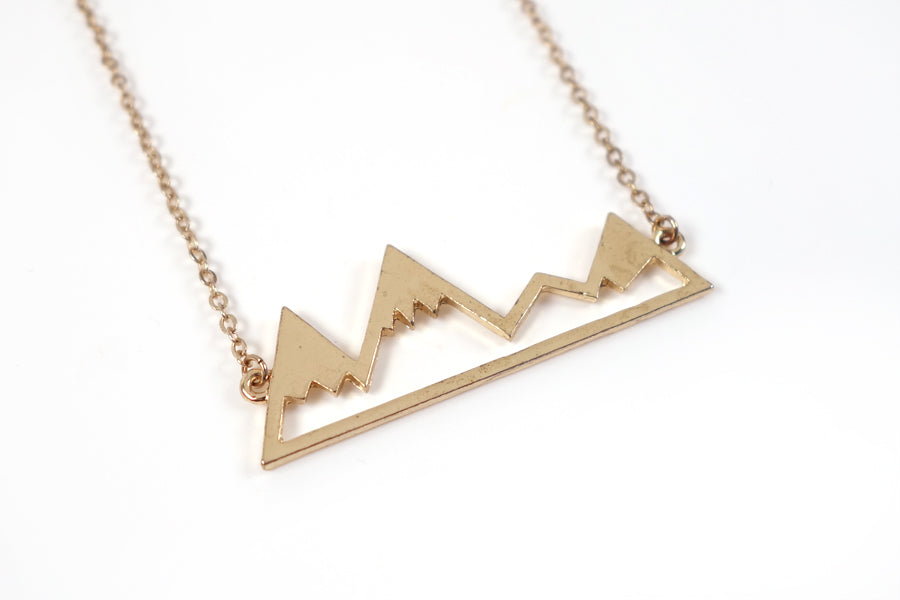 Faith + Mountains {Necklace} - Accessories by The Commandment Co, The Commandment Co , Singapore Christian gifts shop