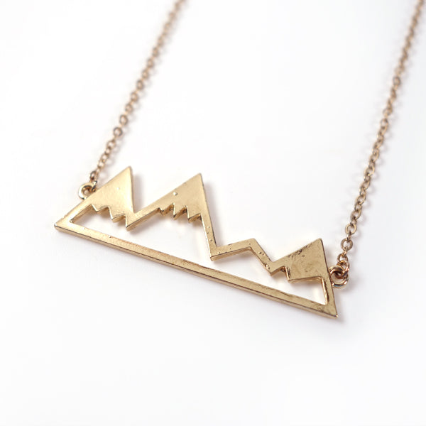 Faith + Mountains {Necklace} - Accessories by The Commandment Co, The Commandment Co , Singapore Christian gifts shop