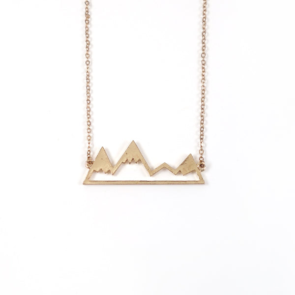 Faith + Mountains {Necklace} - Accessories by The Commandment Co, The Commandment Co , Singapore Christian gifts shop