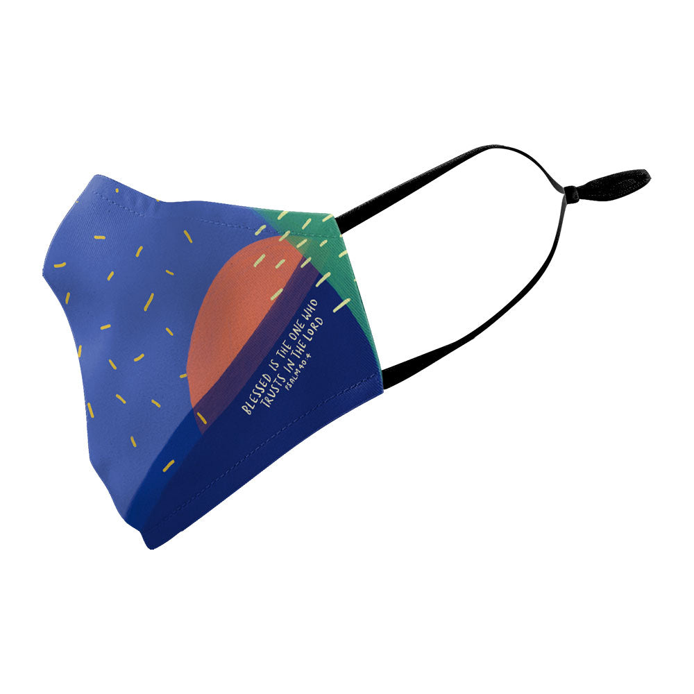 Blessed is the one who Trusts {Face Mask} - Face Mask by The Commandment Co, The Commandment Co