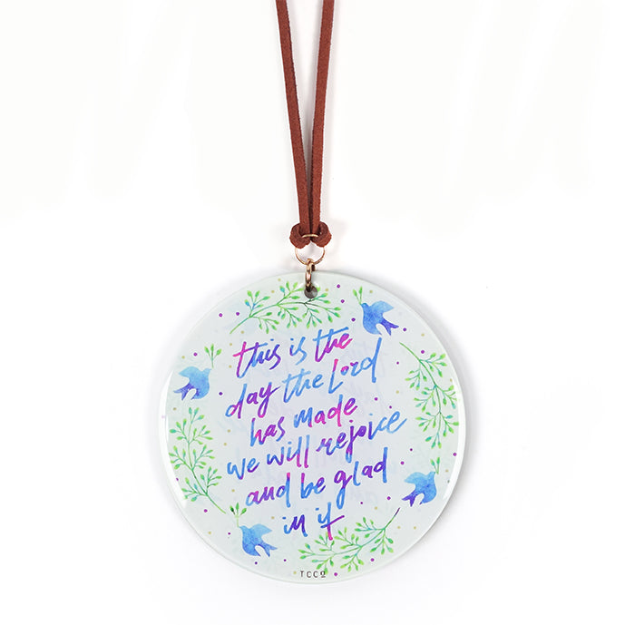 Rejoice And Be Glad {Keychain & Car Charm} - Keychain by The Commandment, The Commandment Co