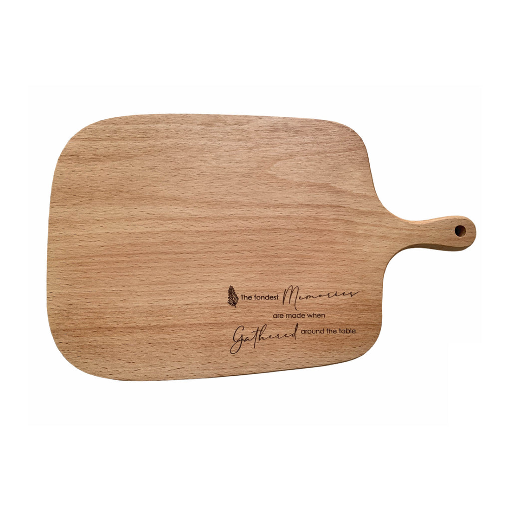 Fondest Memories | Wooden Serving Board - cutting board by Thycupbearer, The Commandment Co , Singapore Christian gifts shop