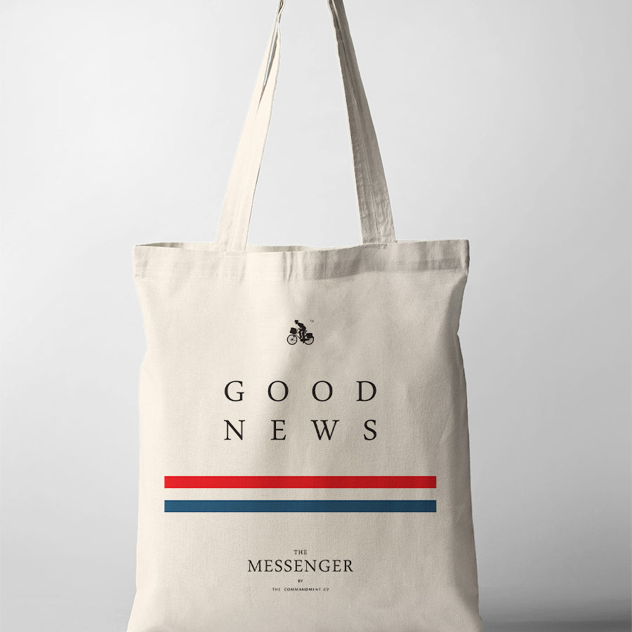 Good News {Tote Bag} - tote bag by The Commandment, The Commandment Co , Singapore Christian gifts shop