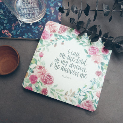 I Call On The Lord {Coasters} - coasters by The Commandment Co, The Commandment Co , Singapore Christian gifts shop