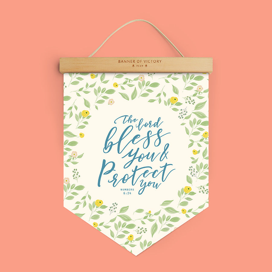 The Lord Bless You & Protect You {Banner of Victory} - by The Commandment Co, The Commandment Co , Singapore Christian gifts shop