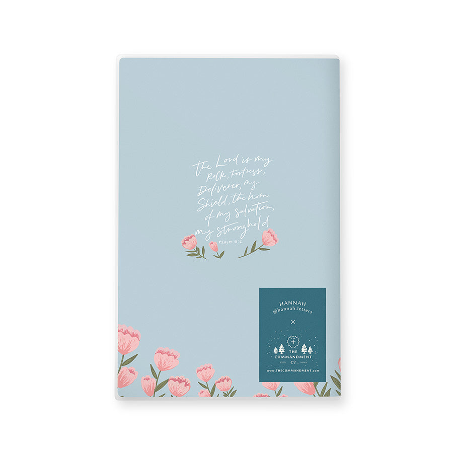 The Lord Is My Rock {A5 Notebook} - Notebooks by Hannah Letters, The Commandment Co , Singapore Christian gifts shop