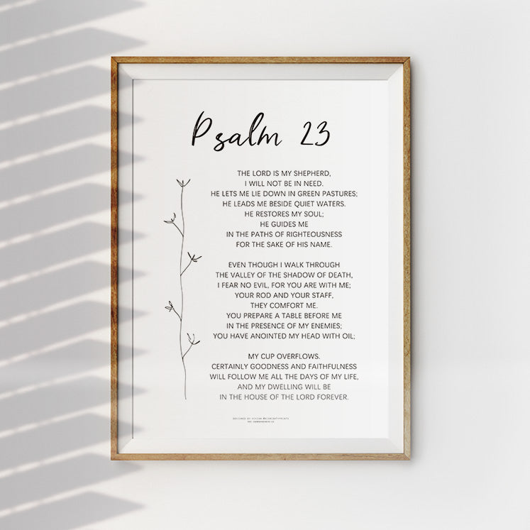 The Lord Is My Shepherd {Poster}