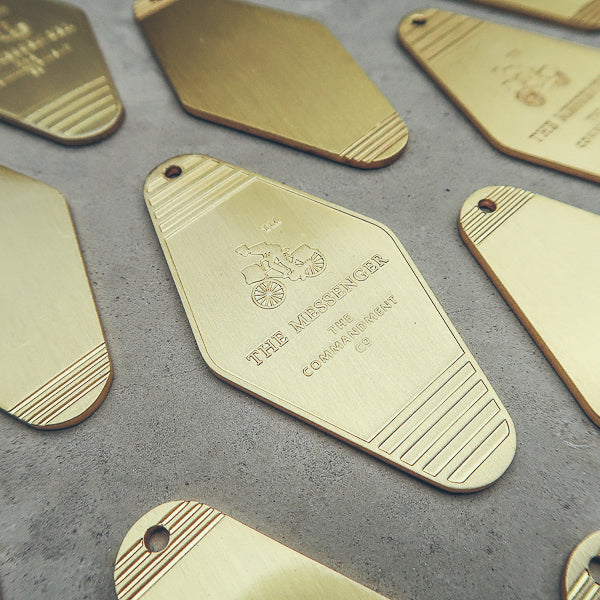 Hotel Brass Keychain - Keychain by The Messenger by TCCO, The Commandment Co , Singapore Christian gifts shop