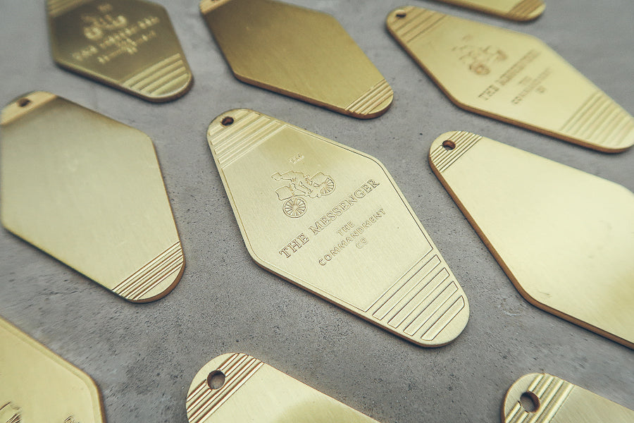 Hotel Brass Keychain - Keychain by The Messenger by TCCO, The Commandment Co , Singapore Christian gifts shop