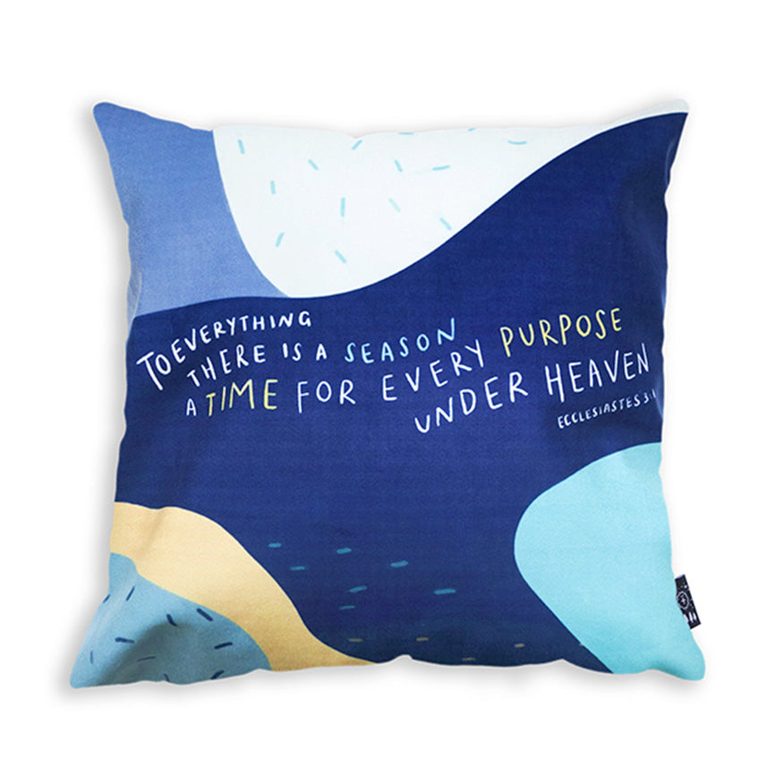 To Everything There Is A Season {Cushion Cover} - Cushion Covers by The Commandment Co, The Commandment Co , Singapore Christian gifts shop