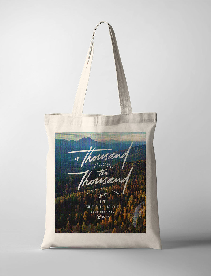 A Thousand Ten Thousand {Tote Bag} - tote bag by The Commandment Co, The Commandment Co