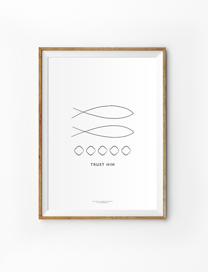 Trust Him {Poster} - Posters by ZQ Printable Art, The Commandment Co , Singapore Christian gifts shop