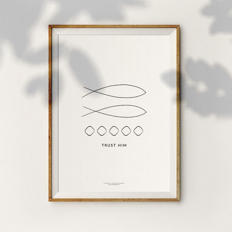 Trust Him {Poster} - Posters by ZQ Printable Art, The Commandment Co , Singapore Christian gifts shop