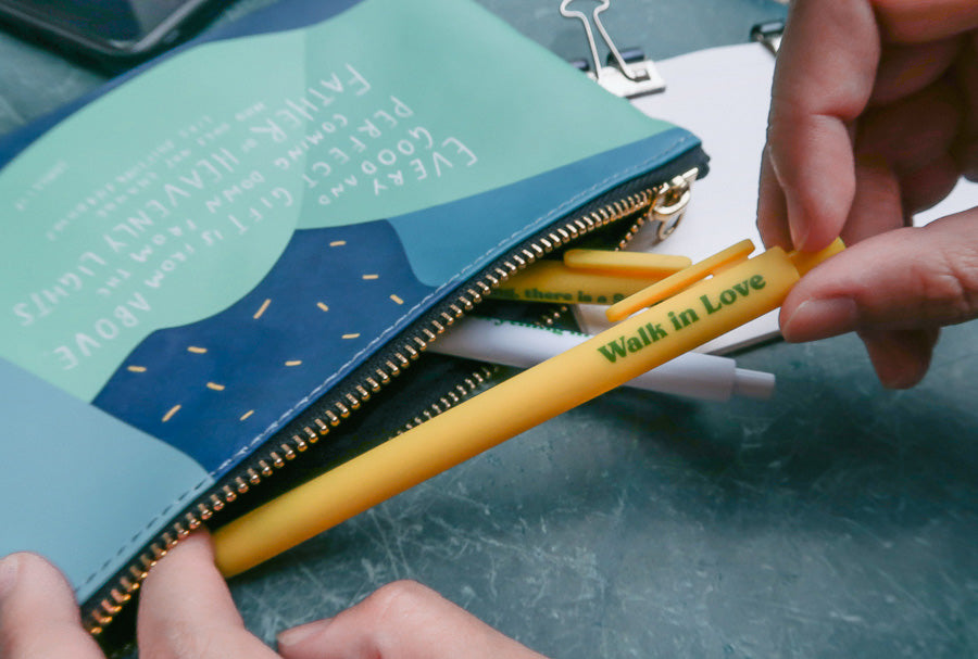 Scripture Pen {Ballpoint Pen} - Brass Pen by The Commandment, The Commandment Co , Singapore Christian gifts shop