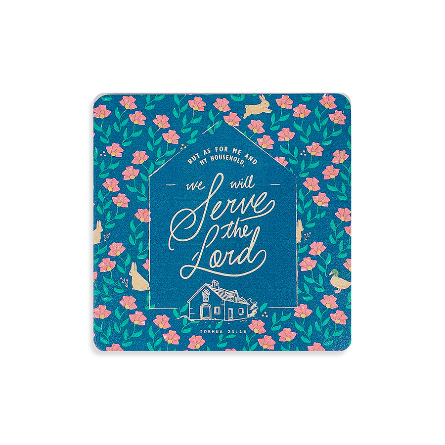 Serve The Lord {Coasters} - coasters by The Commandment Co, The Commandment Co , Singapore Christian gifts shop
